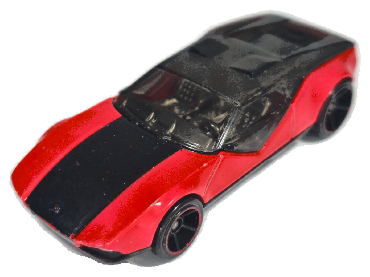 LA FASTA, Hot Wheels 2009, Die cast B22, Czerwony, 1:64, Resoraki