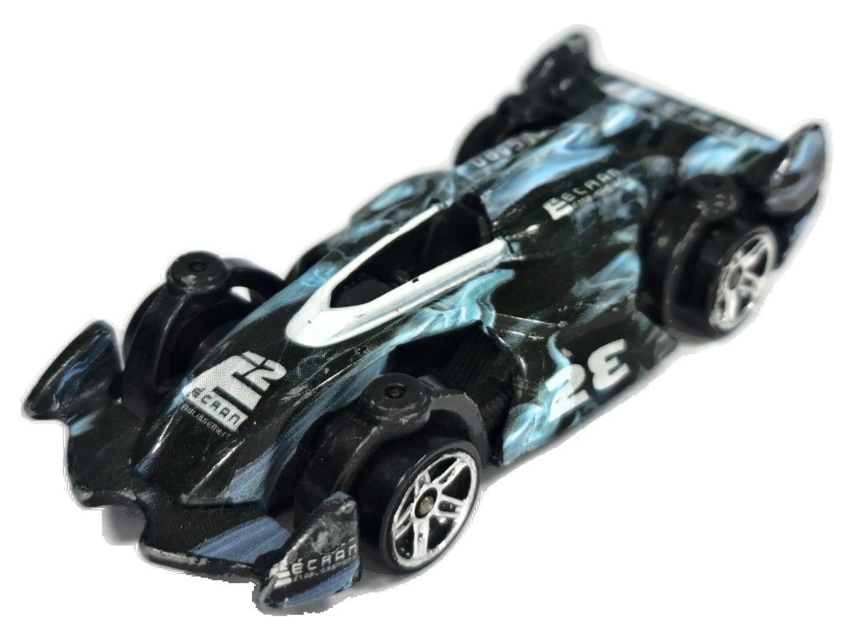 X RACE CAR GRAY GHOST Hot Wheels 2008 Czarny 1:64