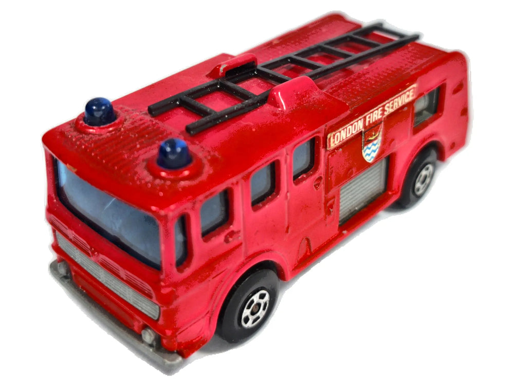 MERRYWEATHER FIRE ENGINE, Matchbox 1969, Die cast 35 Czerwony 1:76 Resoraki