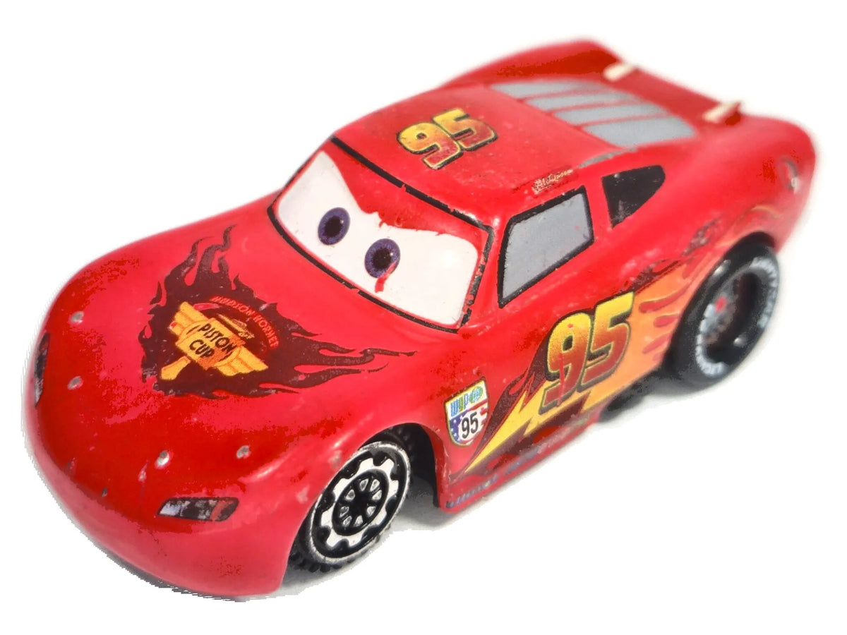 ZYGZAK MCQUEEN, Auta Disney Pixar, Die cast, Czerwony, 1:64, Resoraki
