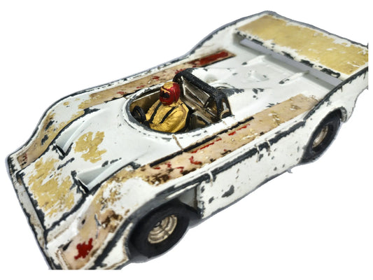 Porsche Audi Samochód wyścigowy Corgi '80 Biały 1:36 Made in Gt Britain