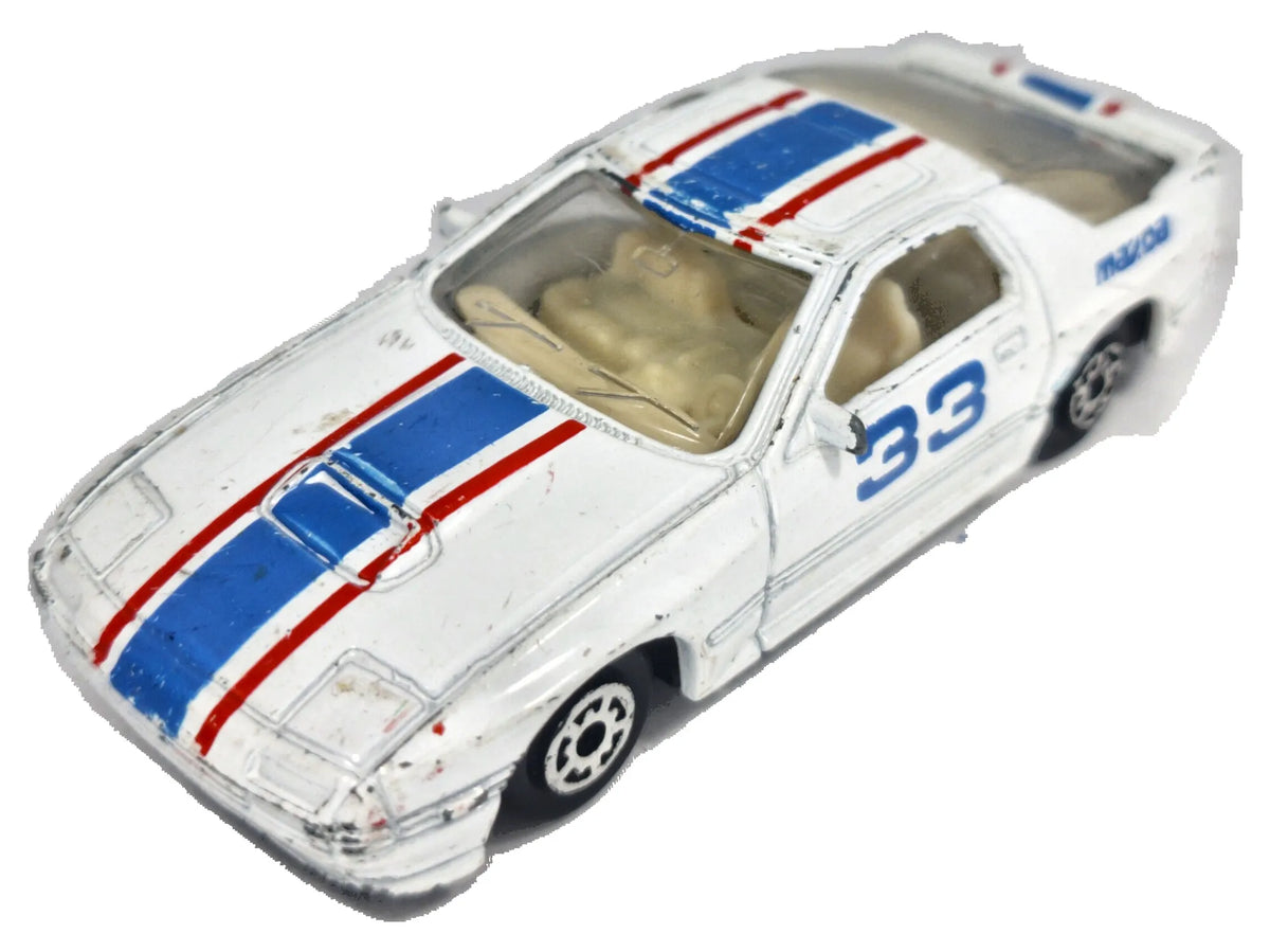 MAZDA RX-7, Maisto, Die cast, Biały, 1:55, Resoraki