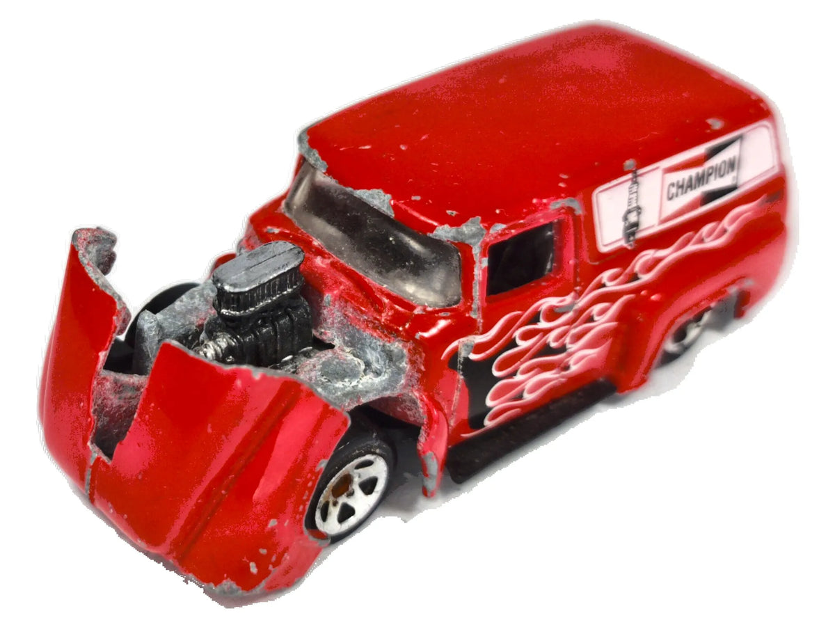 '56 Ford Hot Wheels 1999 First Editions 1:64 CHAMPION Luzak Czerwony