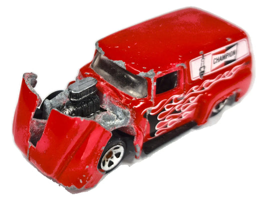 '56 Ford Hot Wheels 1999 First Editions 1:64 CHAMPION Luzak Czerwony