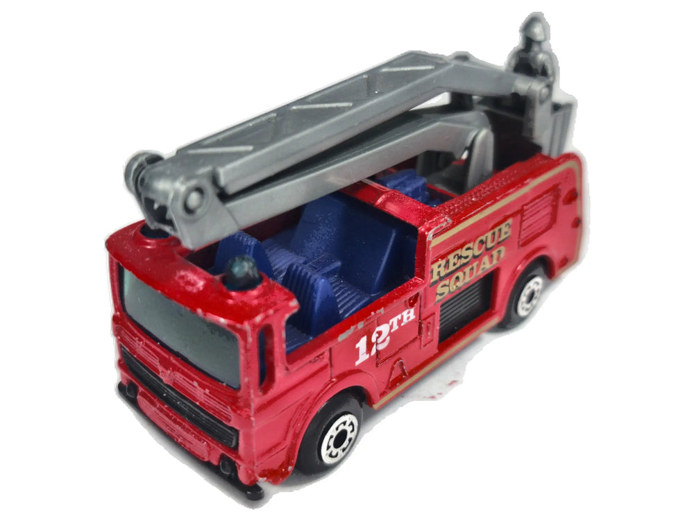 SNORKEL RESCUE SQUAD, STRAŻ POŻARNA, Matchbox 1981, Czerwony 1:100 Resoraki