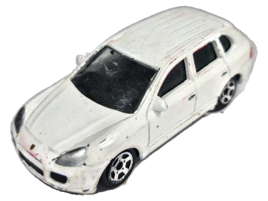 PORSCHE CAYENNE, Realtoy, Die cast, Biały, 1:61, Resoraki