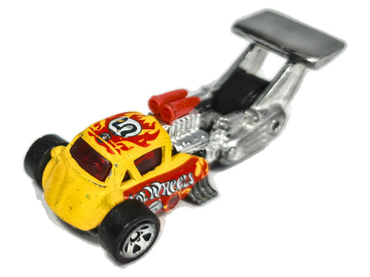 Whatta Drag Hot Wheels 1998 1:64 Dragster 2 Luzak Żółty