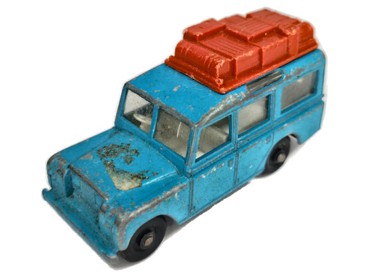 LAND ROVER SAFARI Matchbox '60 Niebieski 1:48 Made in England
