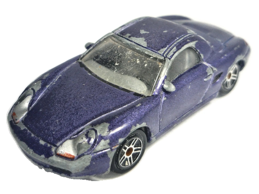 PORSCHE 986 BOXSTER, Realtoy, Die cast, Fioletowy, 1:58, Resoraki