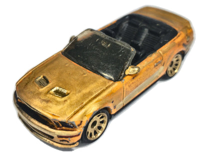 SHELBY GT500 CONVERTIBLE (CABRIO), Matchbox 2007, Die cast MB744 Złoty 1:64