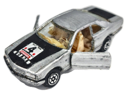 MERCEDES-BENZ 500 SEC, Yatming, Die cast NO.1087, Srebrny, 1:64, Resoraki