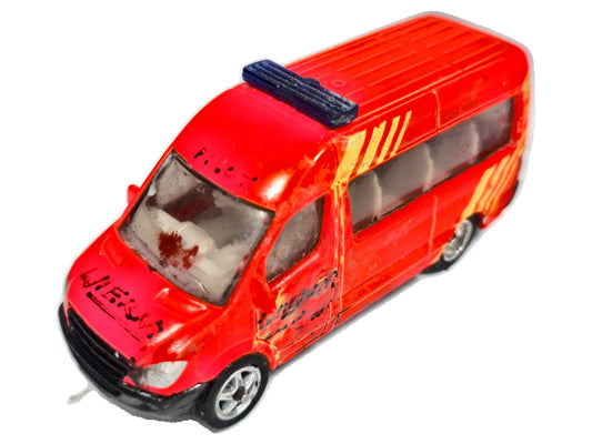 Mercedes-Benz Sprinter Straż pożarna Realtoy Czerwony 1:62 Custom