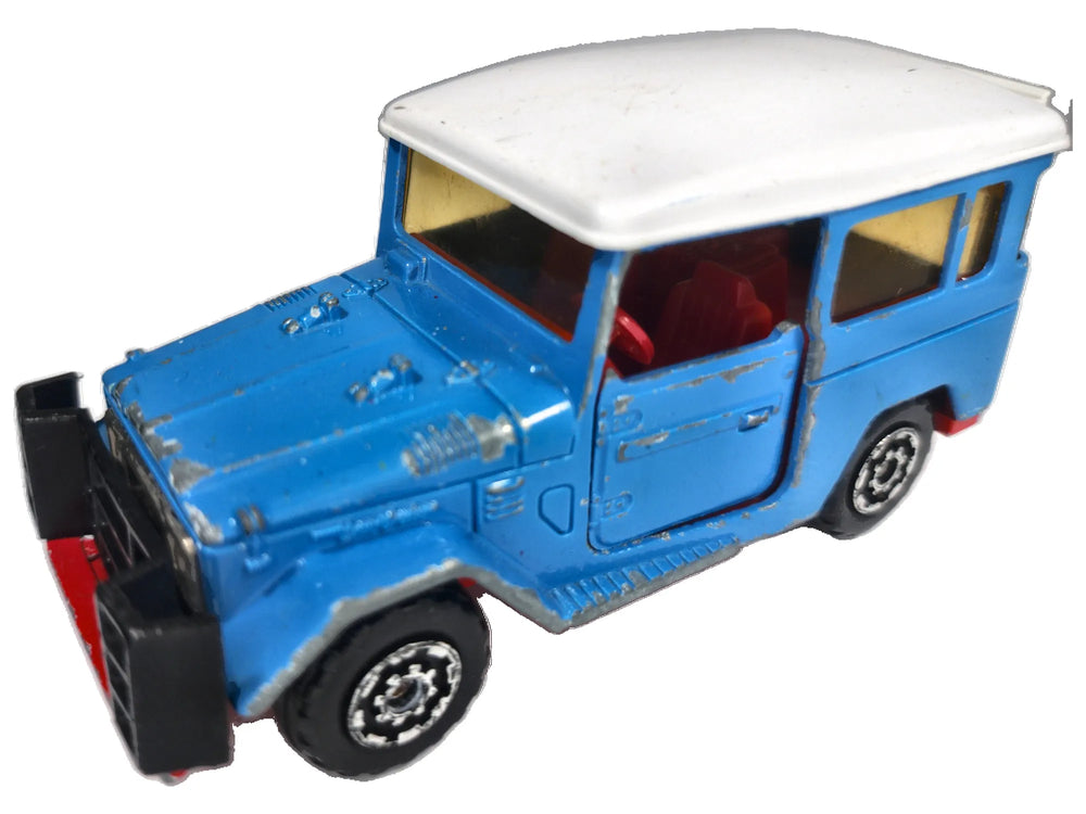 Toyota Land Cruiser Majorette '80 Niebieski 1:36 Made in France 2xMetal
