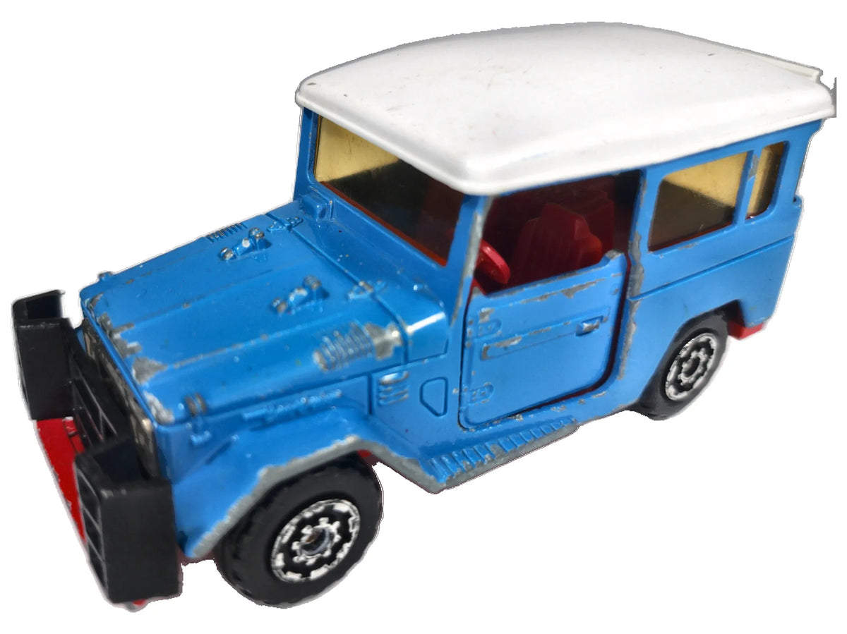 Toyota Land Cruiser Majorette '80 Niebieski 1:36 Made in France 2xMetal