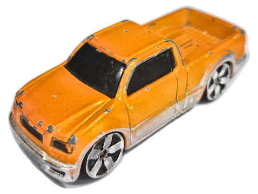 PICKUP TRUCK, Maisto, Die cast POSC, Pomarańczowy, 1:64, Resoraki