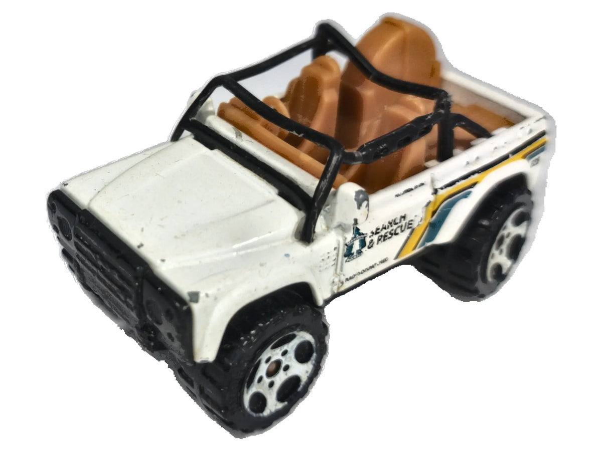 Jeep Wrangler Matchbox 1998 1:55 MCH RESCUE Luzak Biały