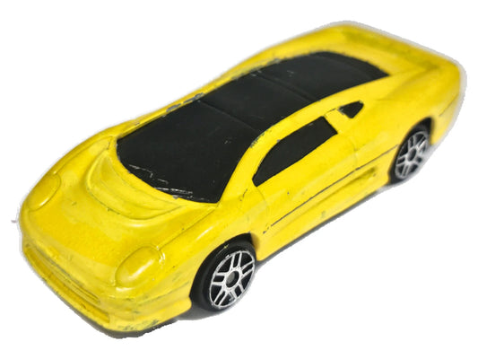 JAGUAR XJ220, Maisto, Die cast, Żółty, 1:64, Resoraki