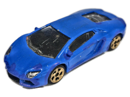 Lamborghini Aventador Majorette Blue 1:64