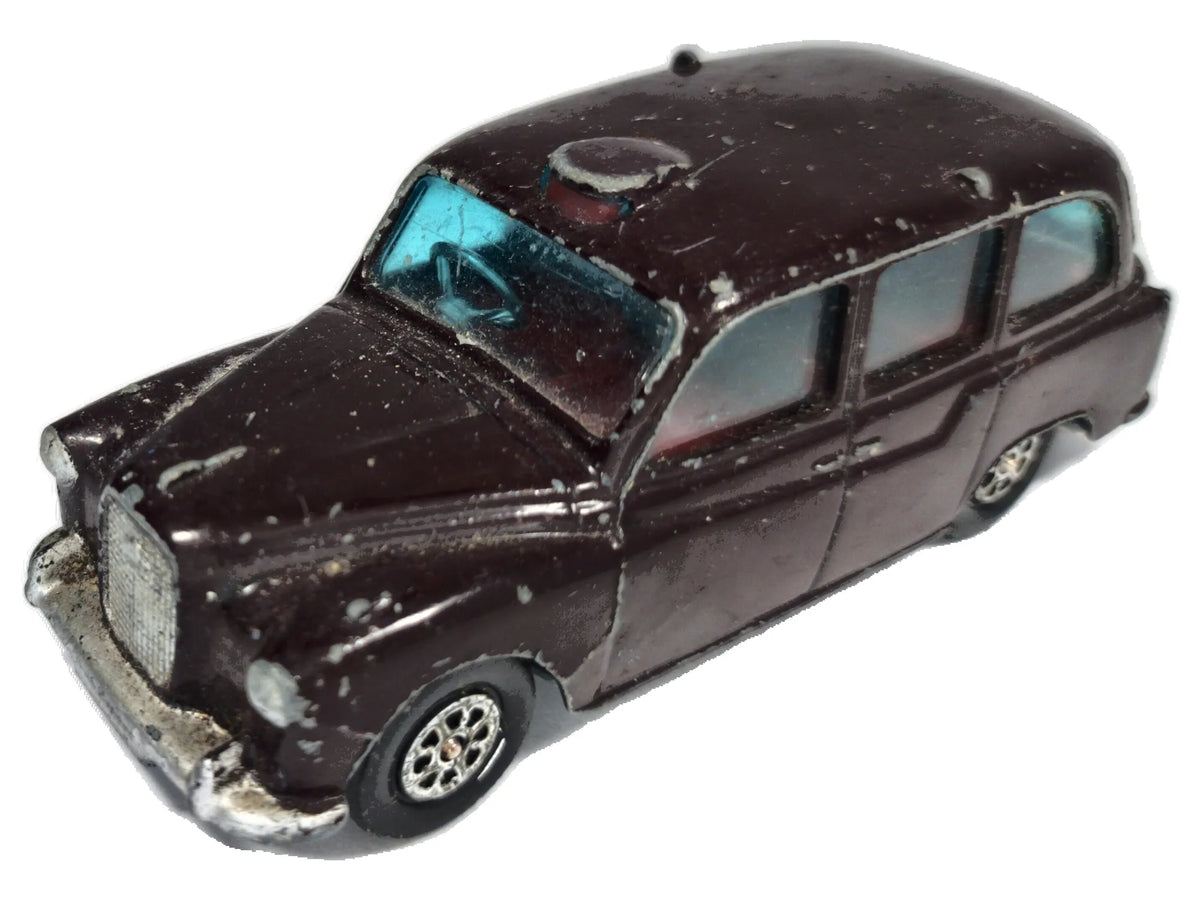AUSTIN LONDON TAXI CAB Whizzwheels Corgi '70 Brąz. 1:34 Made in Gt Britain