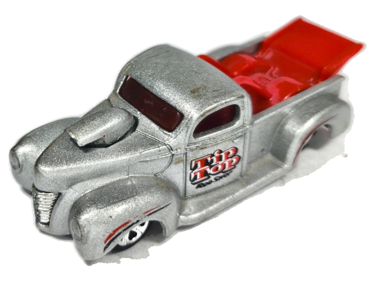 Ford 1940 Pickup Hot Wheels 1:64 Pickup TIP TOP Rod Shop Luzak Srebrny