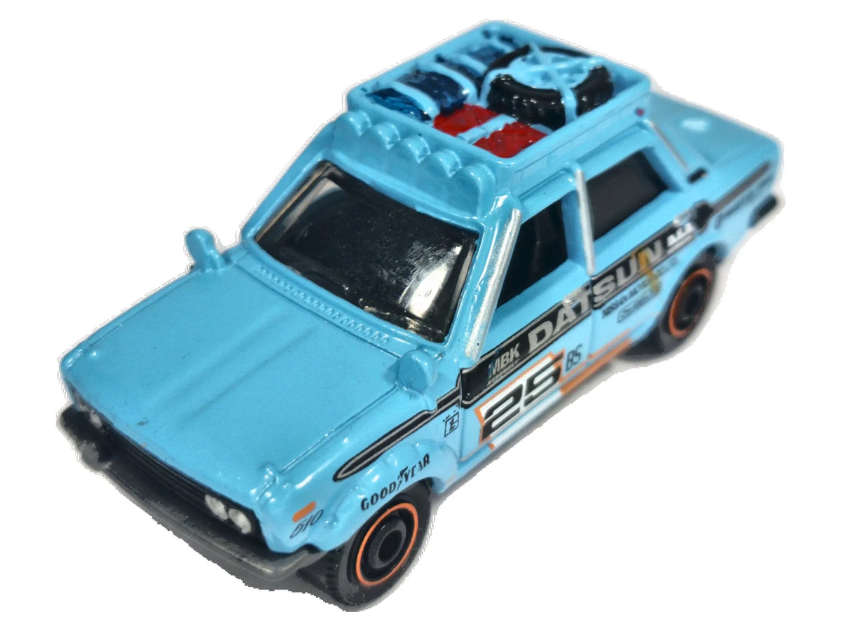 '70 DATSUN 510 RALLY, Matchbox 2016, Die cast MB1023 / DVK26, Błękitny 1:58