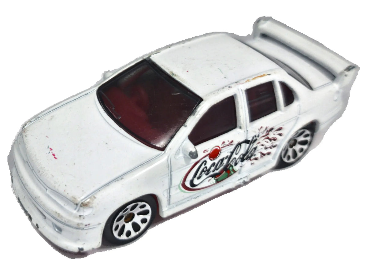 Ford Falcon Matchbox 1986 1:64 Coca-Cola Luzak Biały