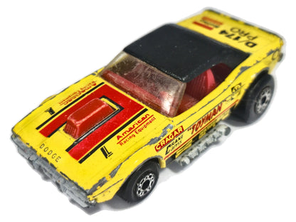 DODGE CHALLENGER, Matchbox 1975, Die cast, Żółty, 1:72, Resoraki