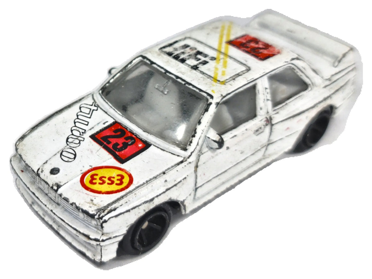 BMW M3 E30 Pioneer 1:60 Samochód rajdowy Ess3 Biały Rajdowy Vintage Model