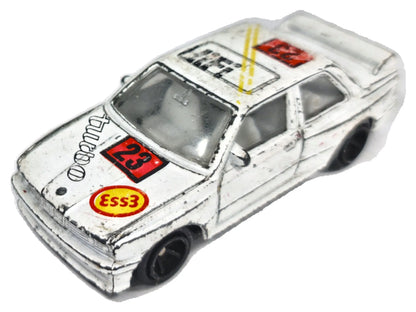 BMW M3 E30 Pioneer 1:60 Samochód rajdowy Ess3 Biały Rajdowy Vintage Model
