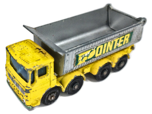 8 Wheel Tipper Matchbox Series Matchbox 1969 Żółty 1:76 Made in England