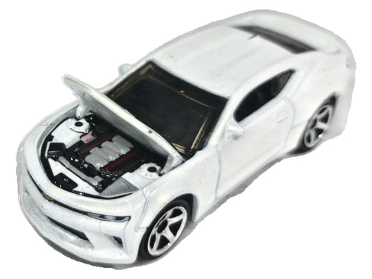 '18 Chevy Camaro SS Matchbox 2018 Moving Parts 1:64 Luzak Biały