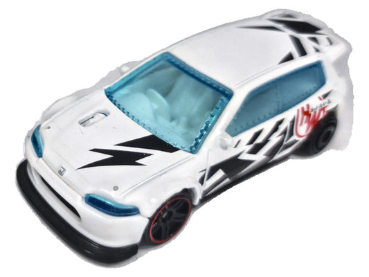 Honda Civic Custom Hot Wheels 2021 Biały 1:64