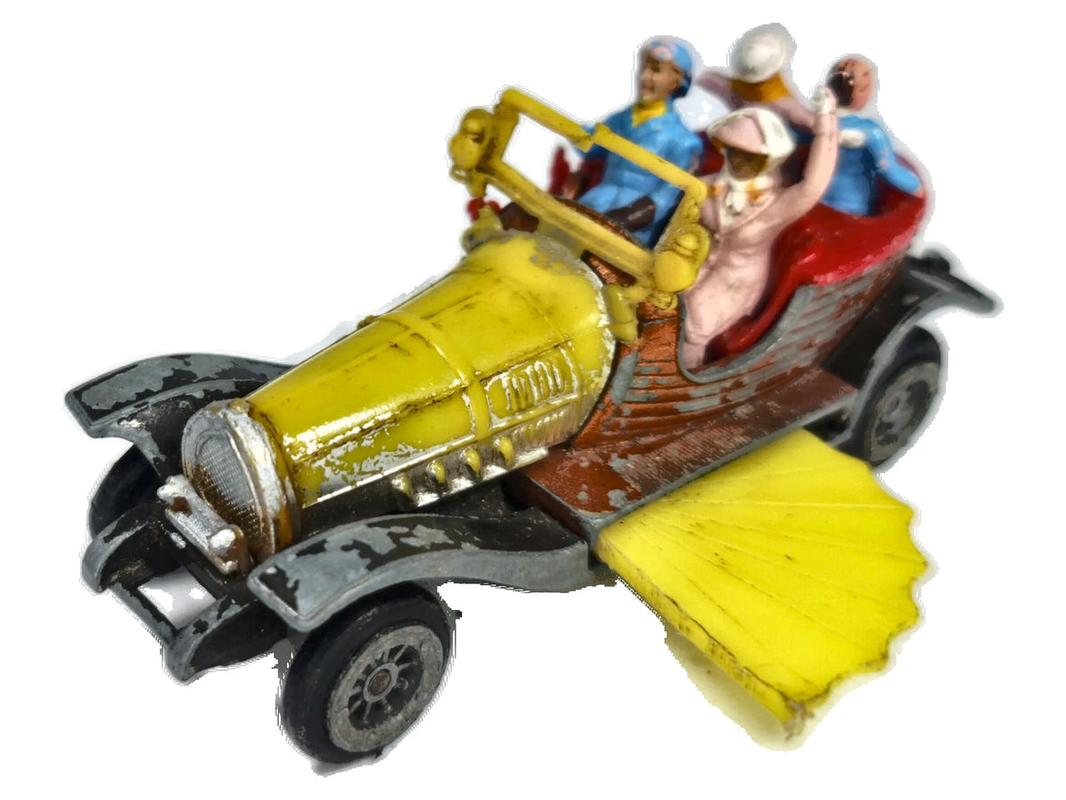 Chitty Chitty Bang Bang Husky Żółty 1:50 Made in Gt Britain