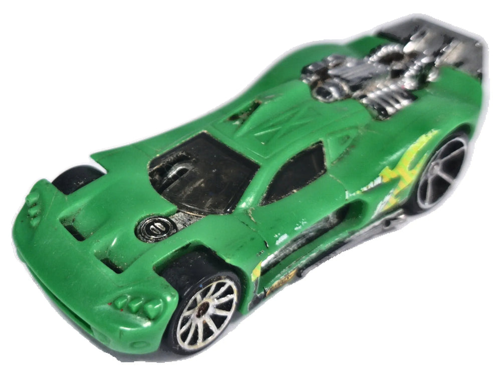 Spine Buster Hot Wheels 2006 1:64 Luzak Zielony