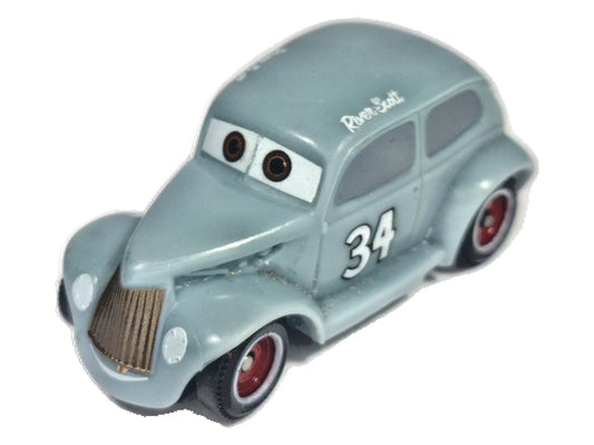 River Scott, 34, Auta 3 - Disney/Pixar, Die cast, Błękitny, 1:72, Resoraki