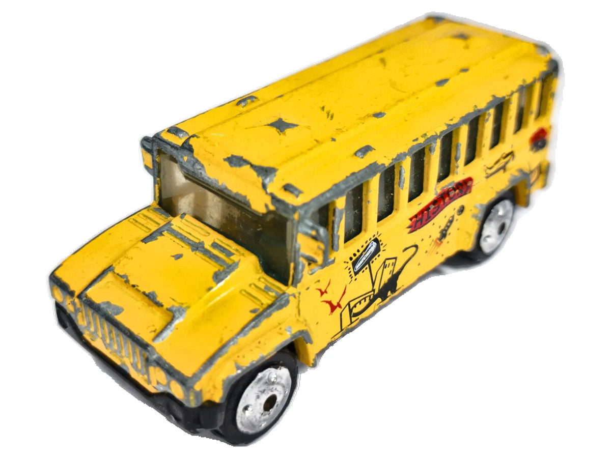 SCHOOL BUS, Matchbox 2000, Die cast, Żółty, 1:64, Resoraki