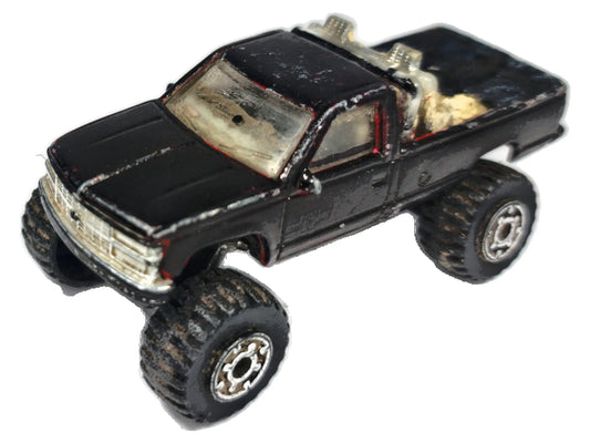 Chevrolet K-1500 Matchbox 1993 1:64 Pickup Luzak Czarny