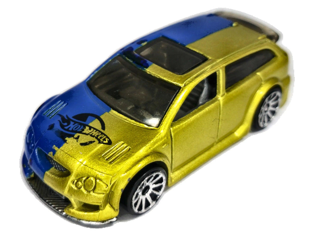 Audacious Hot Wheels 2004 Złoty i Niebieski 1:64 Flaga Ukrainy