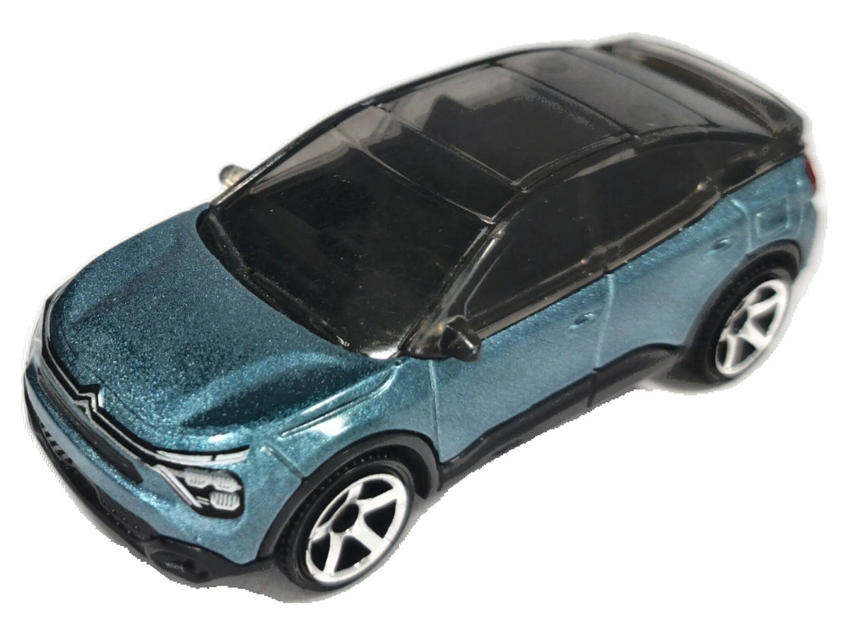 2023 Citroën ë-C4 Matchbox 2023 1:64 Turkusowy Miejski