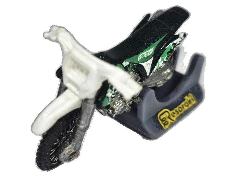 Hw450F Hot Wheels 1:64 Motocykl Czarny Off-Road Motocykl Crossowy