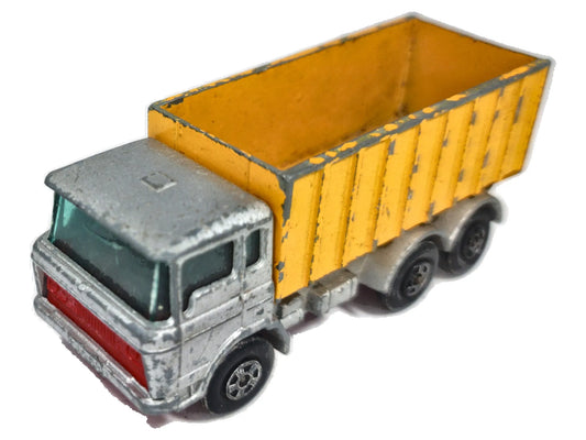 DAF Tipper Matchbox Superfast 1:64 Made in England Wywrotka Luzak Żółty
