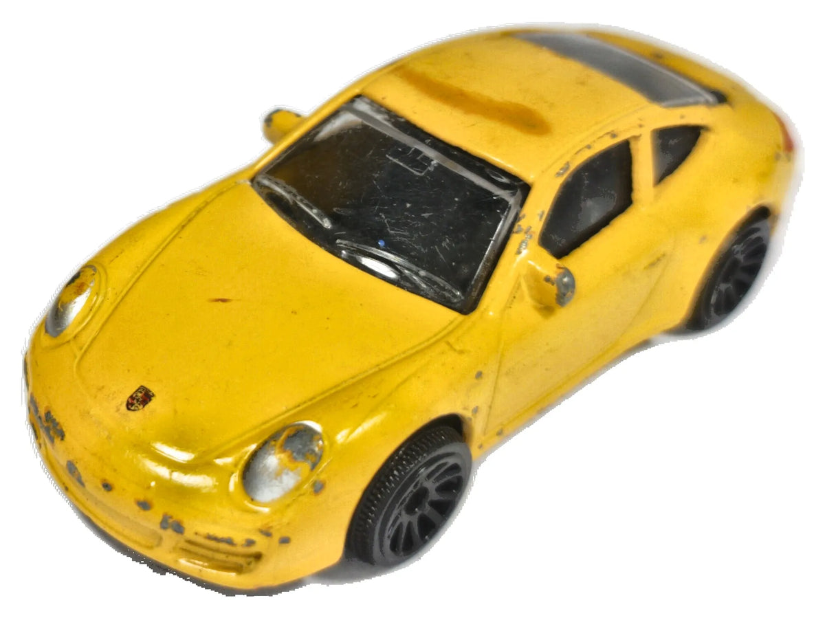 Porsche 911 Carrera Majorette 2001 1:58 Luzak Żółty