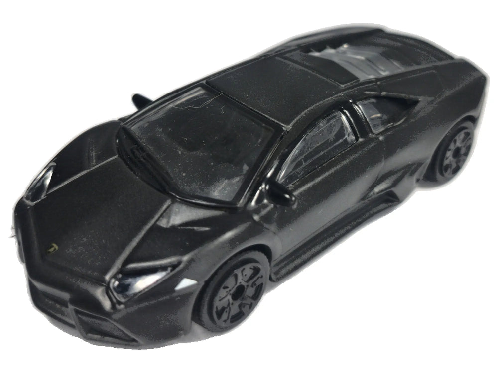 LAMBORGHINI REVENTÓN, Bburago, Die cast, Czarny, 1:43, Resoraki