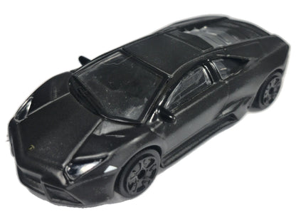 LAMBORGHINI REVENTÓN, Bburago, Die cast, Czarny, 1:43, Resoraki