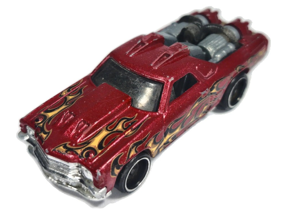 CUSTOM '71 EL CAMINO, Hot Wheels 2012, Die cast, Czerwony, 1:64, Resoraki