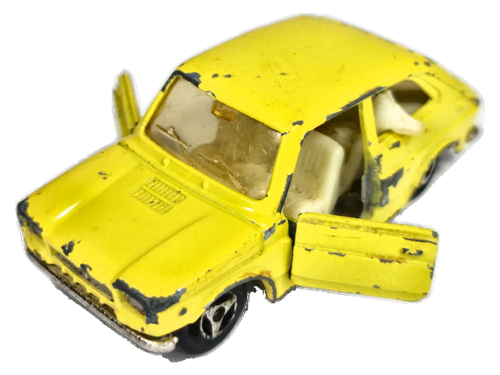 FIAT 127 Majorette Żółty 1:48 Made in France