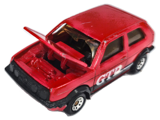 Volkswagen Golf Gti MK2 Matchbox 1983 Superfast 1:51 Luzak Czerwony