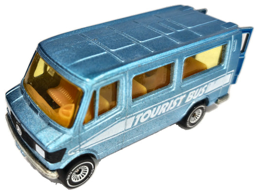 MERCEDES-BENZ 208 TOURIST BUS SIKU '70 Błękitny 1:47 Made in West Germany