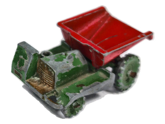MUIR HILL SITE DUMPER Matchbox 1953 Zielony 1:70 Made in England