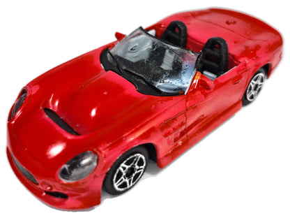 SHELBY SERIES 1 CABRIO Bburago Made in Italy Czerwony 1:43